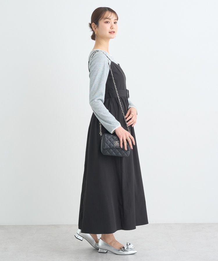 earth music&ecology「ベルト付きキャミワンピース」|ワンピース|