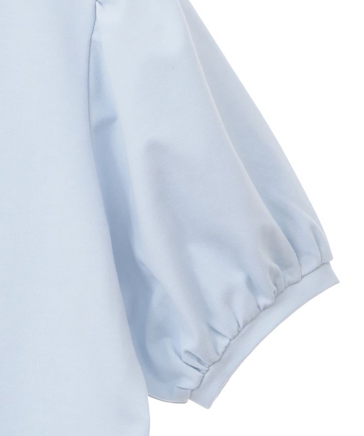 earth music&ecology「ロゴプレート付きパフスリーブプルオーバー」|Tシャツ・カットソー|