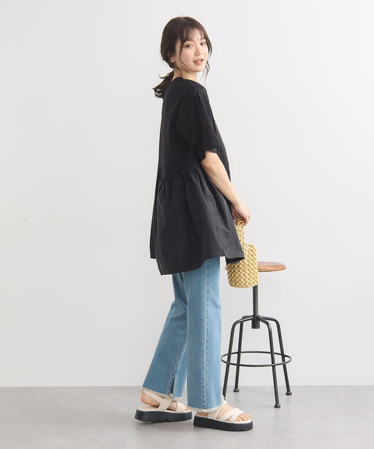 earth music&ecology「ドッキングヘムプルオーバー」|Tシャツ・カットソー|