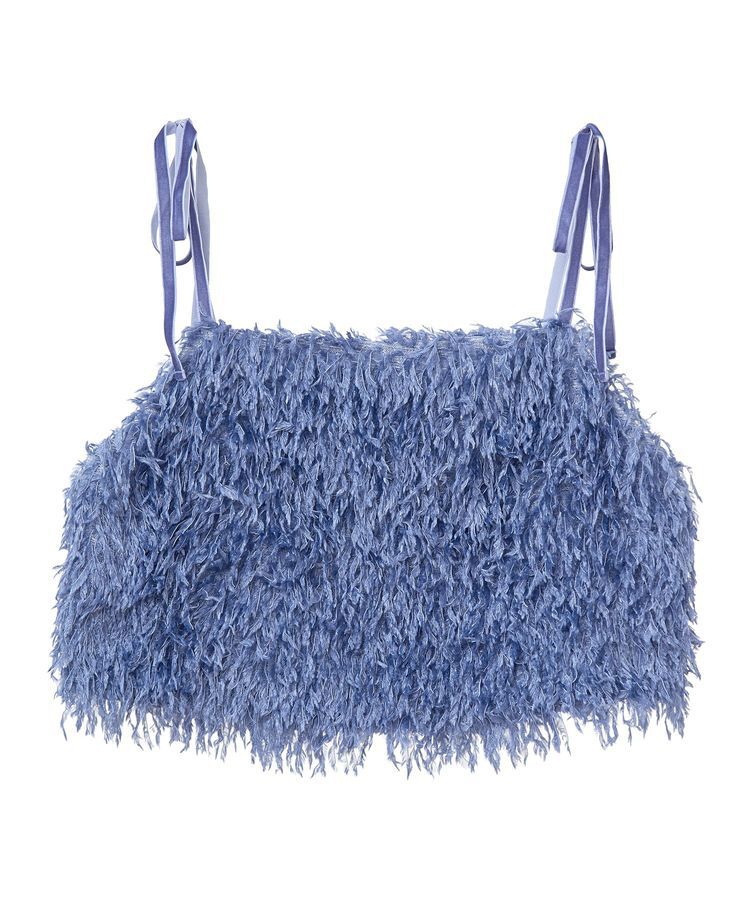 earth music&ecology「【WEB限定】ベロアリボンフェザービスチェ」|ベスト・ジレ|