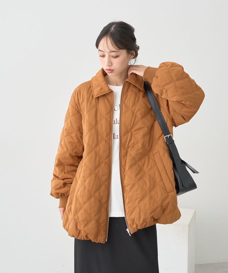 earth music&ecology「【WEB限定】ダブルステッチキルティングコート」|その他|