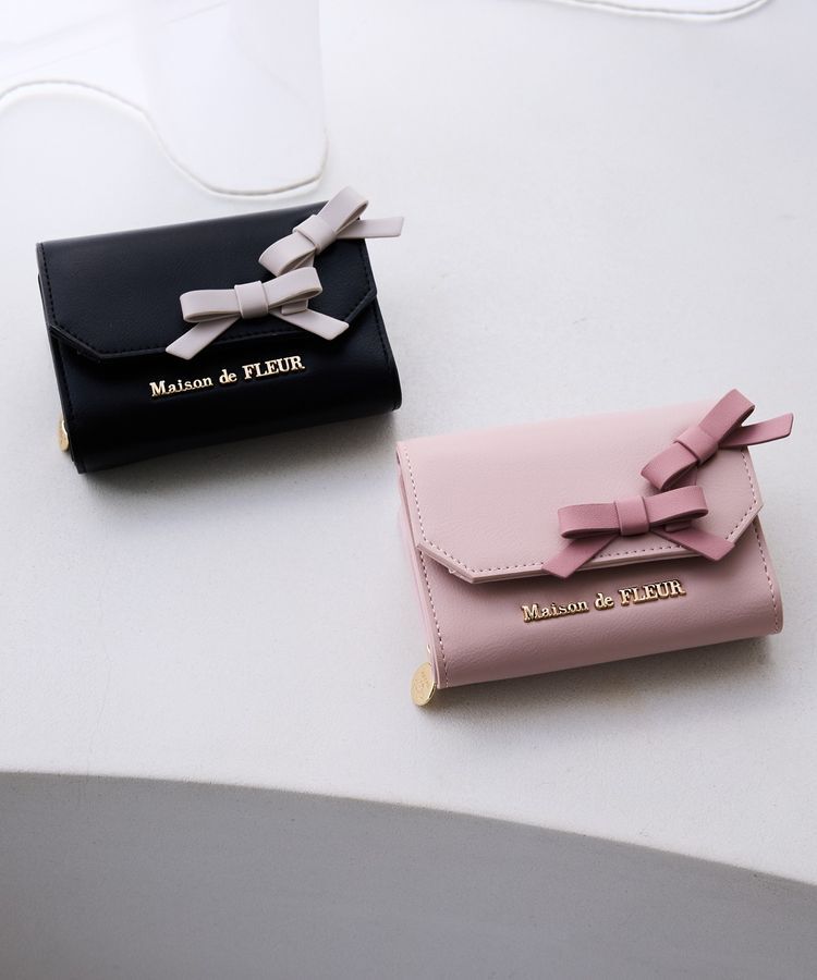 Maison de FLEUR「プチリボンウォレット」|財布|