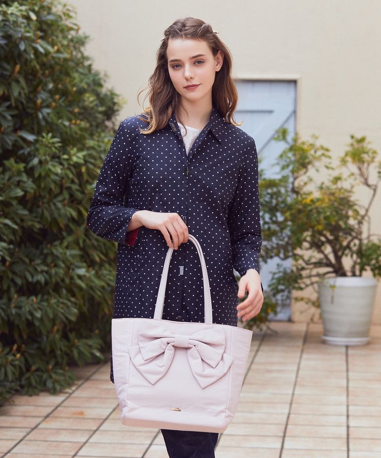 Maison de FLEUR「撥水加工3ルームトートバッグ」|トートバッグ|ピンク