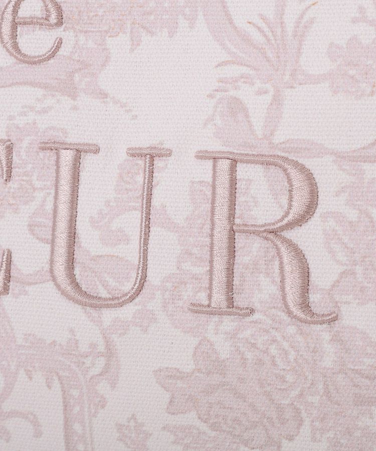 Maison de FLEUR「フラワーガーデンロゴ刺繍スクエアトート」|トートバッグ|