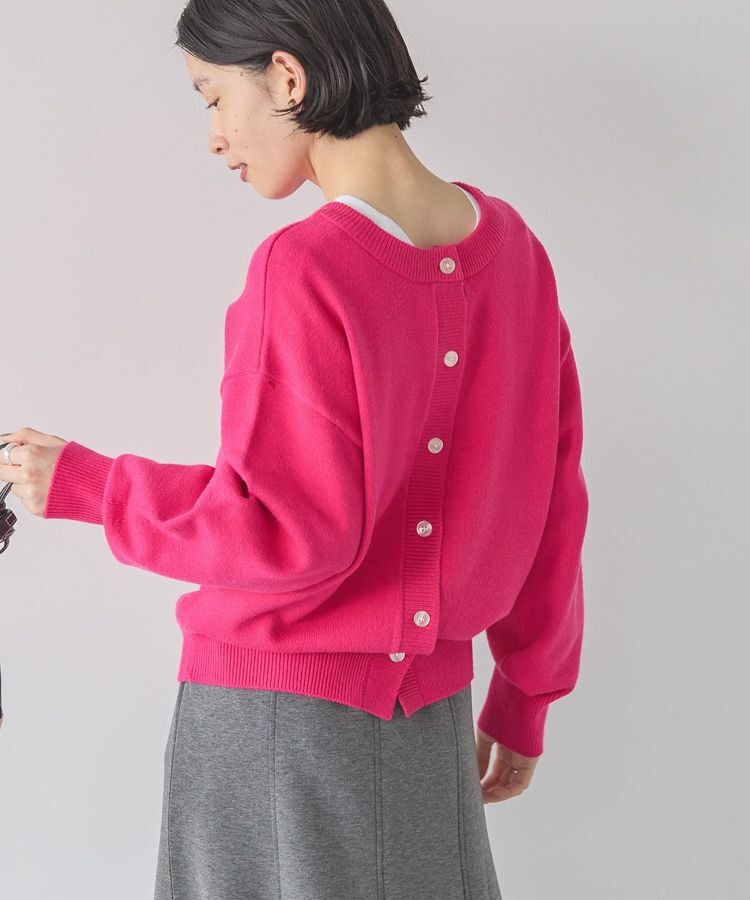 AMERICAN HOLIC「バイパチ2WAYクルーネックニットカーディガン」|カーディガン|