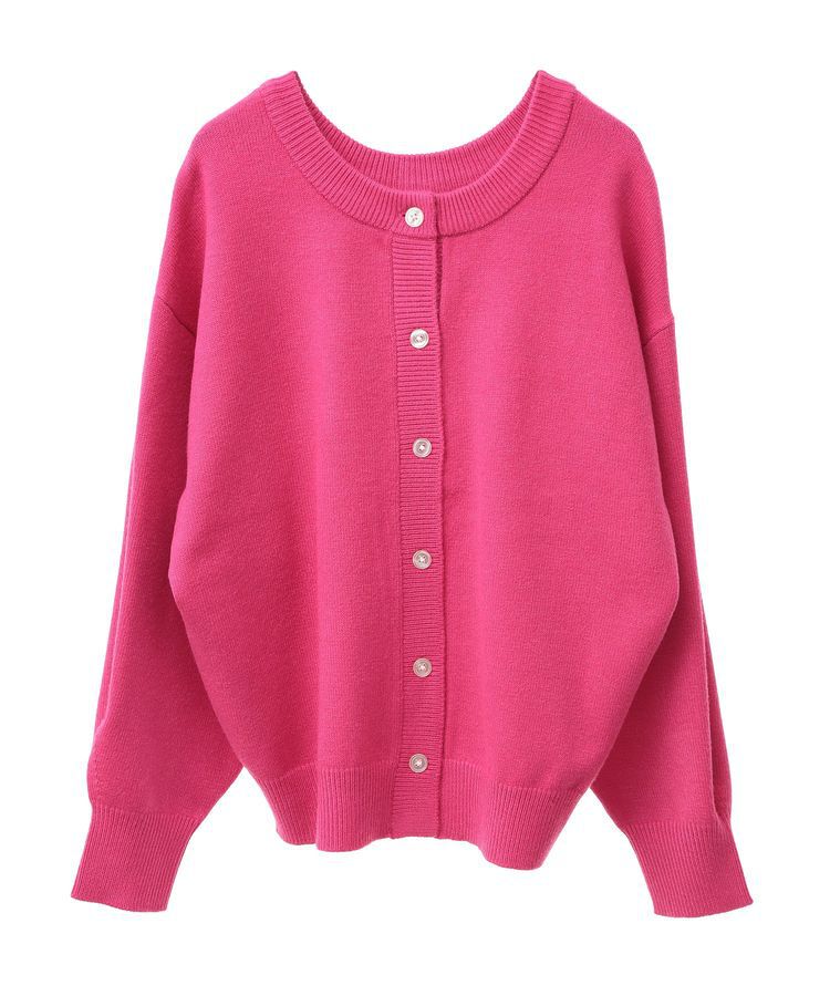 AMERICAN HOLIC「バイパチ2WAYクルーネックニットカーディガン」|カーディガン|