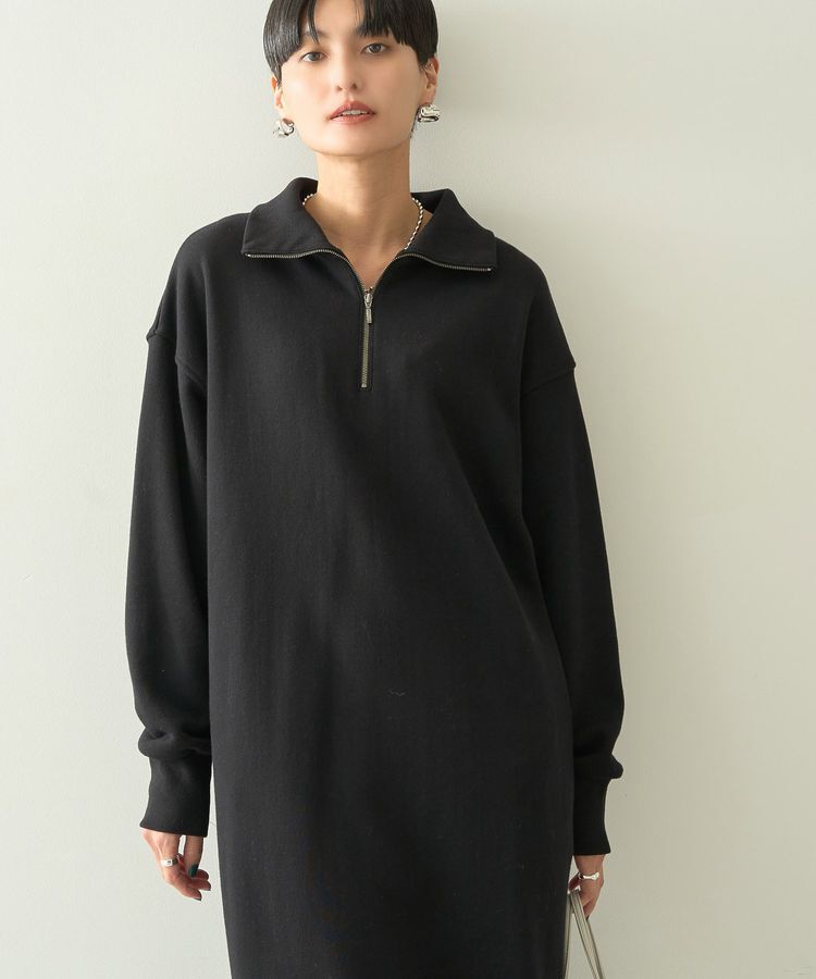 AMERICAN HOLIC「ハーフZIP裏毛ワンピース」|ワンピース|