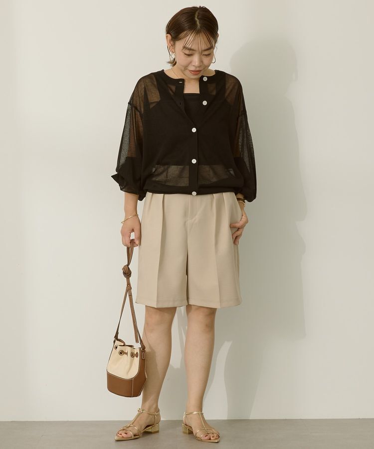 AMERICAN HOLIC「【WEB限定】接触冷感2WAYシアーニットカーディガン」|カーディガン|