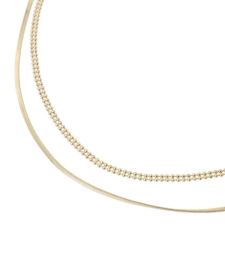 AMERICAN HOLIC「2連ワイドチェーンネックレス」|ネックレス|