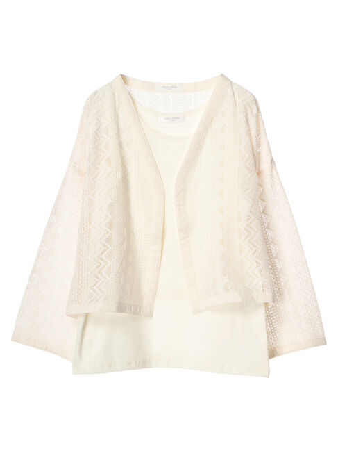 Green Parks「I　SET2点　レースカーデ+タンクトップ」|Tシャツ・カットソー|