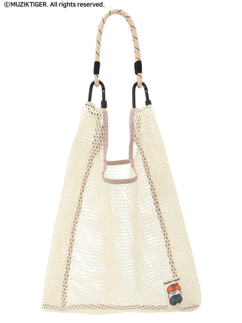 Green Parks「ムジークタイガー/カラフルメッシュBag」|その他|White