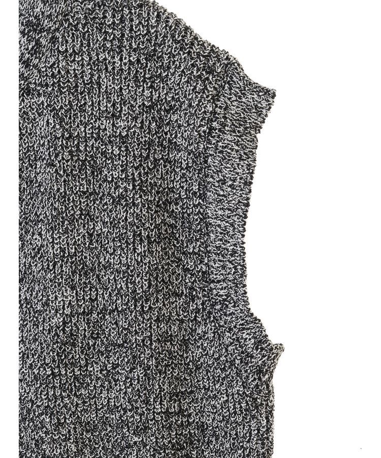 Green Parks「シルバーボタンクルーネックベスト」|ベスト・ジレ|