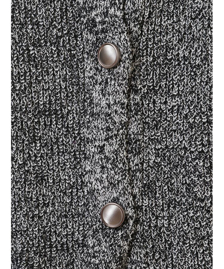 Green Parks「シルバーボタンクルーネックベスト」|ベスト・ジレ|