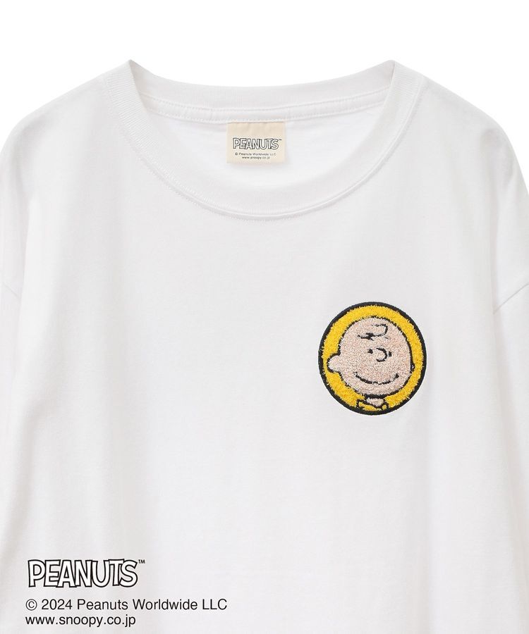 Green Parks「■PEANUTS ワッペンロンT」|Tシャツ・カットソー|