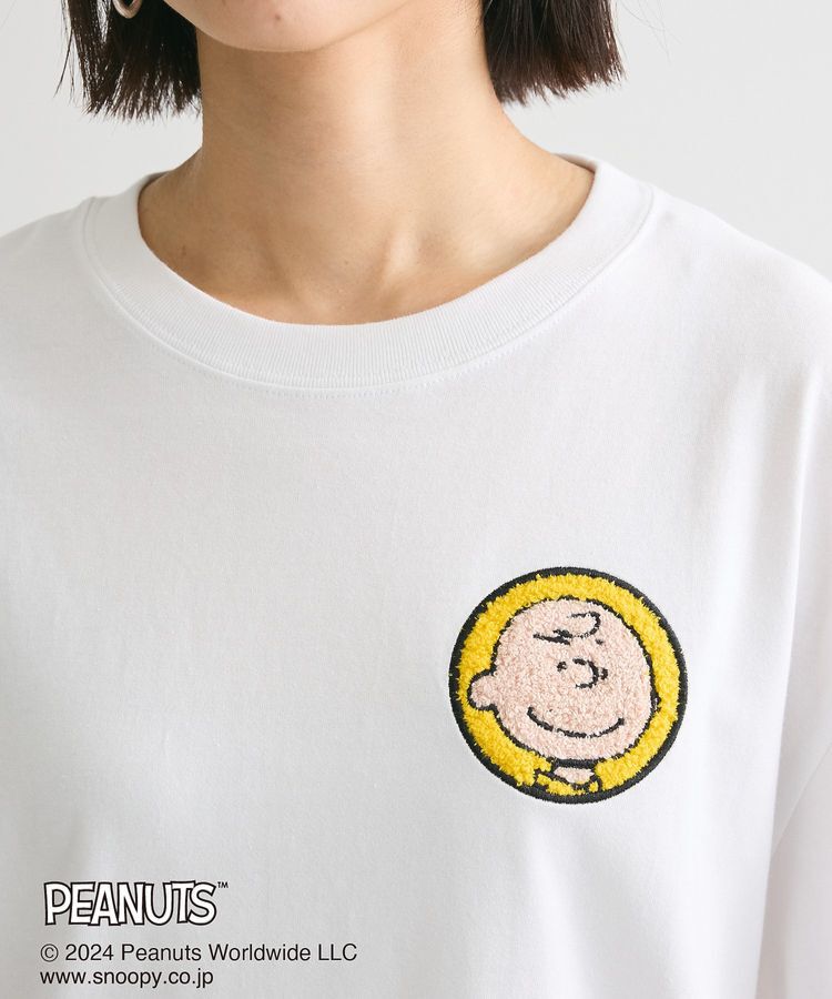 Green Parks「■PEANUTS ワッペンロンT」|Tシャツ・カットソー|