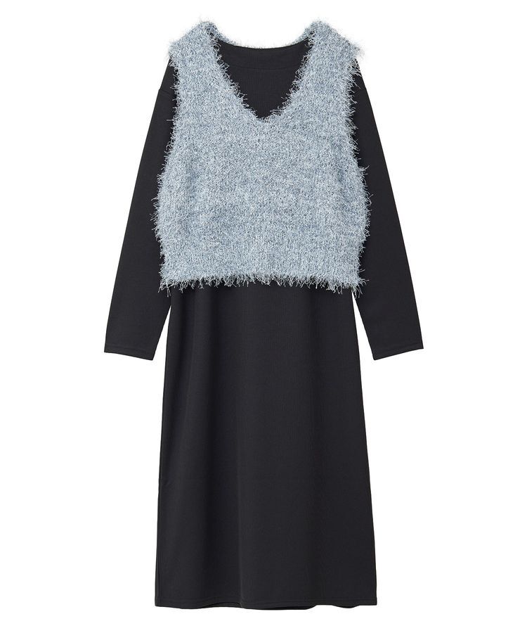 Green Parks「SET2点ベスト+リブワンピース」|ワンピース|