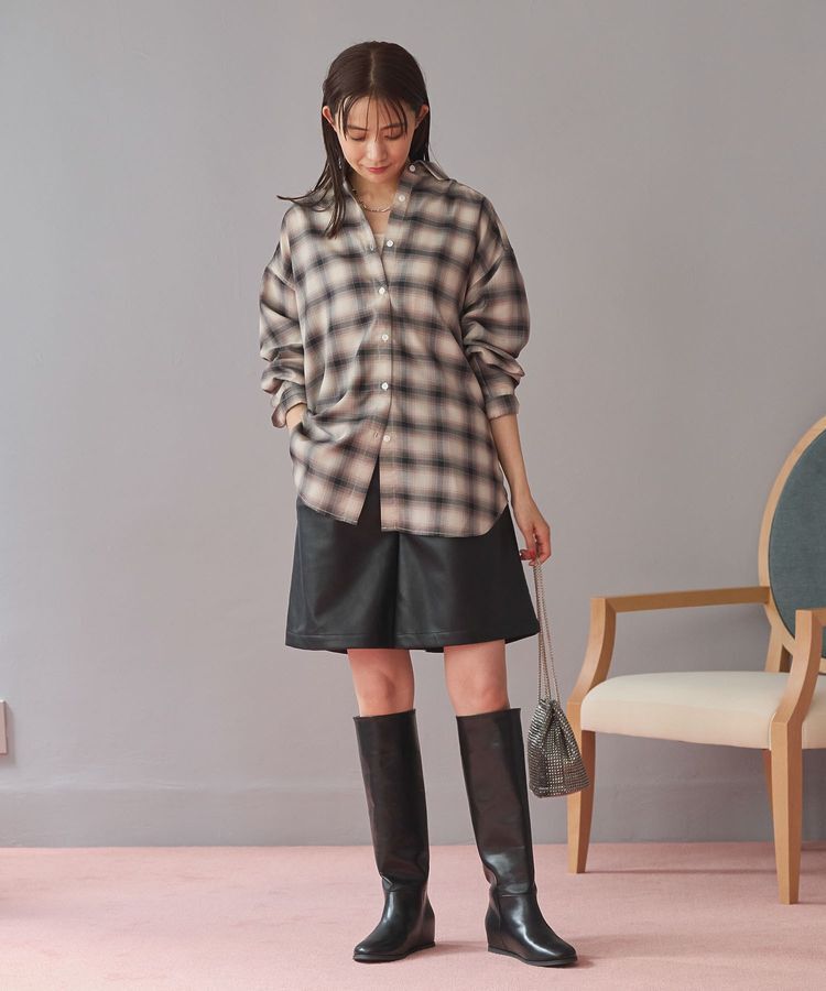 Green Parks「オンブレーチェックライトシャツ」|シャツ・ブラウス|