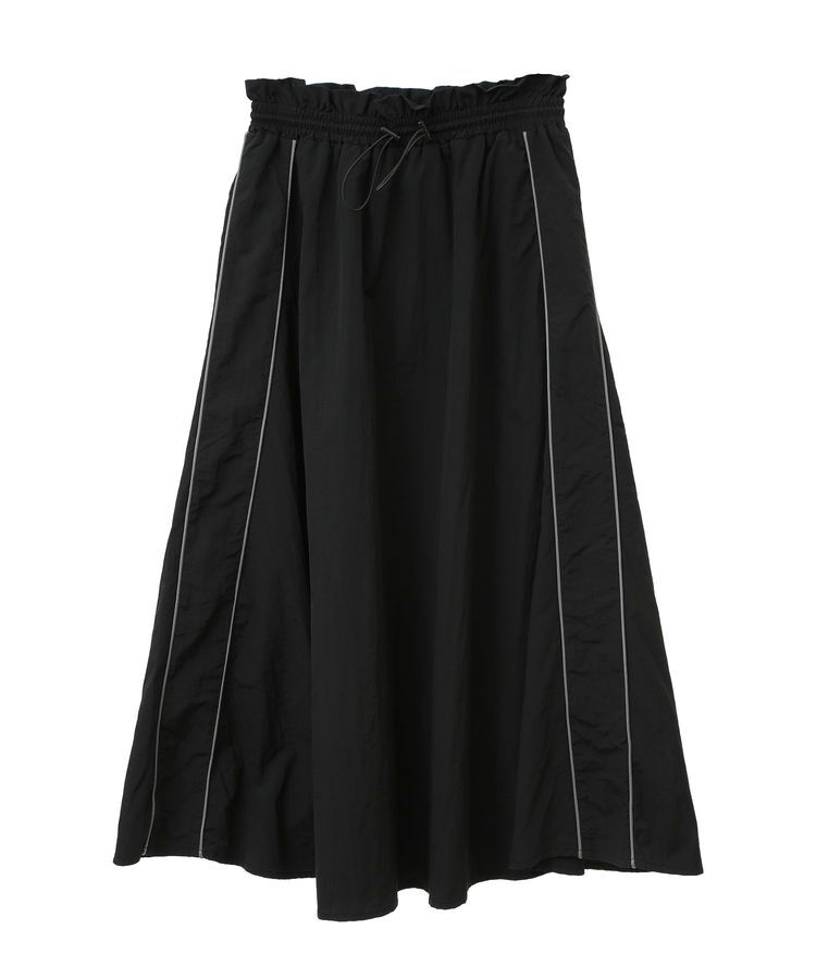 Green Parks「ナイロンラインフレアスカート」|フレア|