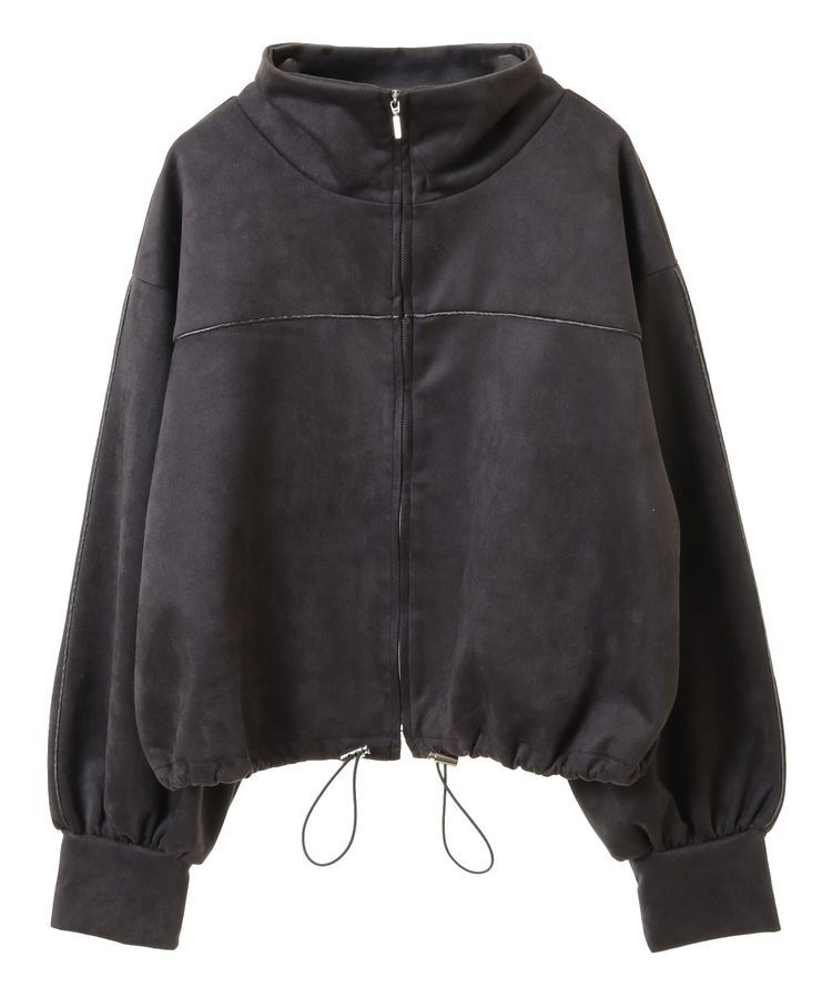 Green Parks「スウェード調トラックジャケット」|ブルゾン・スタジャン|