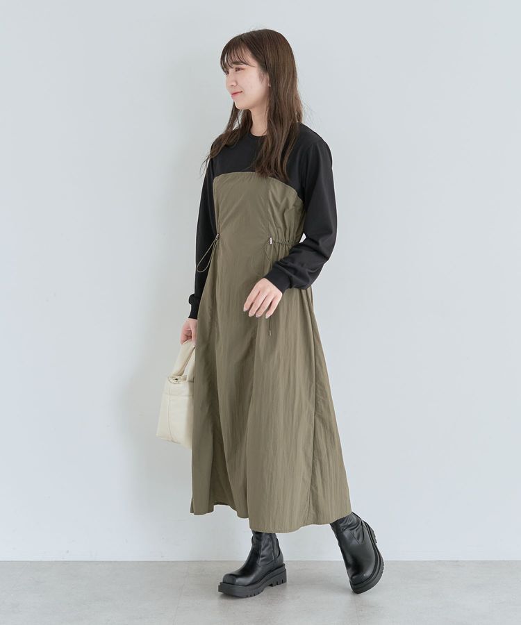 Green Parks「カットソードロストドッキングワンピース」|ワンピース|