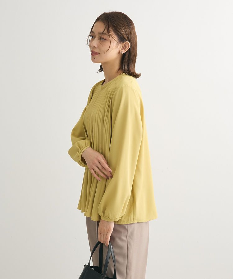 Green Parks「消しプリーツブラウス」|シャツ・ブラウス|