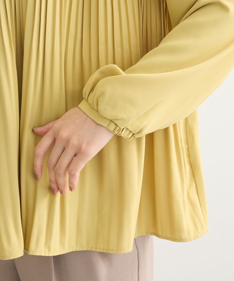 Green Parks「消しプリーツブラウス」|シャツ・ブラウス|