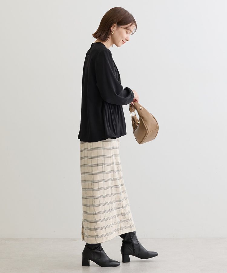 Green Parks「消しプリーツブラウス」|シャツ・ブラウス|