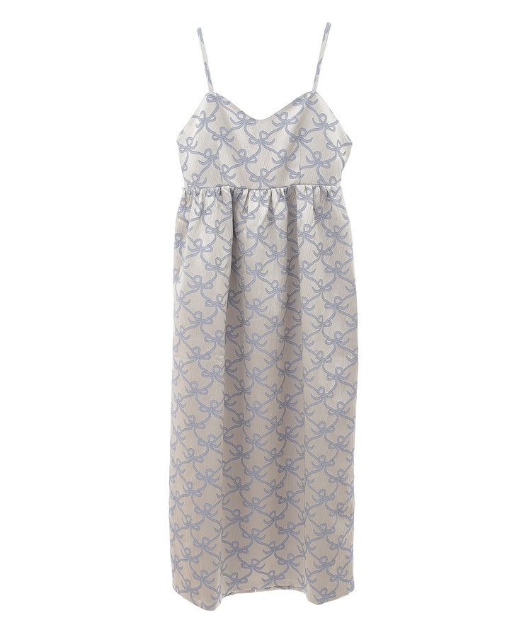 Green Parks「・SUGARSPOONリボンジャカードキャミワンピ」|ワンピース|