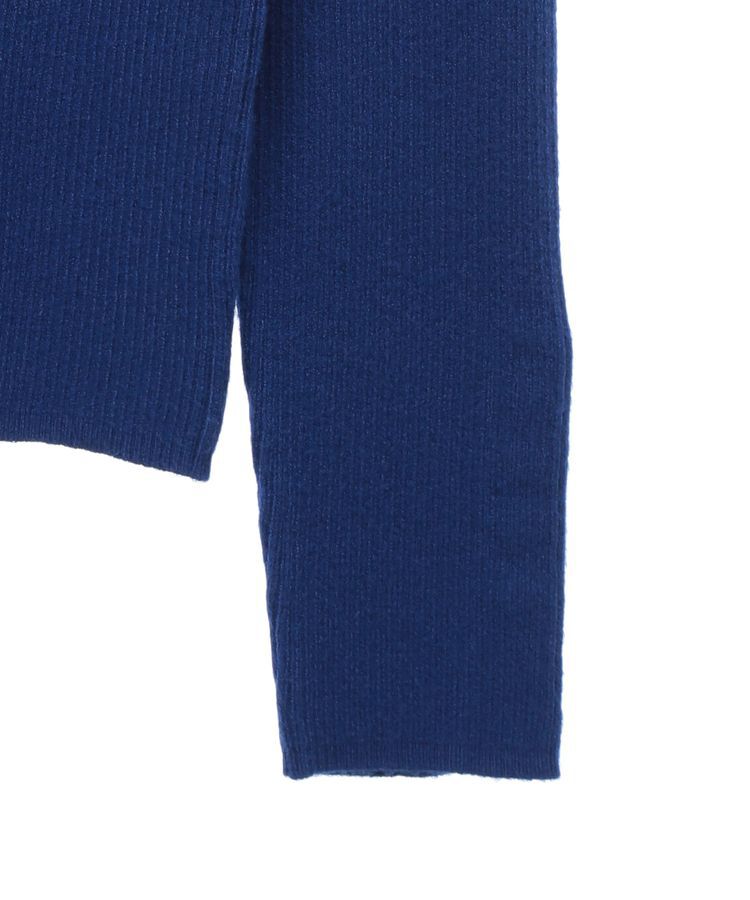 Green Parks「もちやわ 袖口釦リブニットプルオーバー」|ニット・セーター|