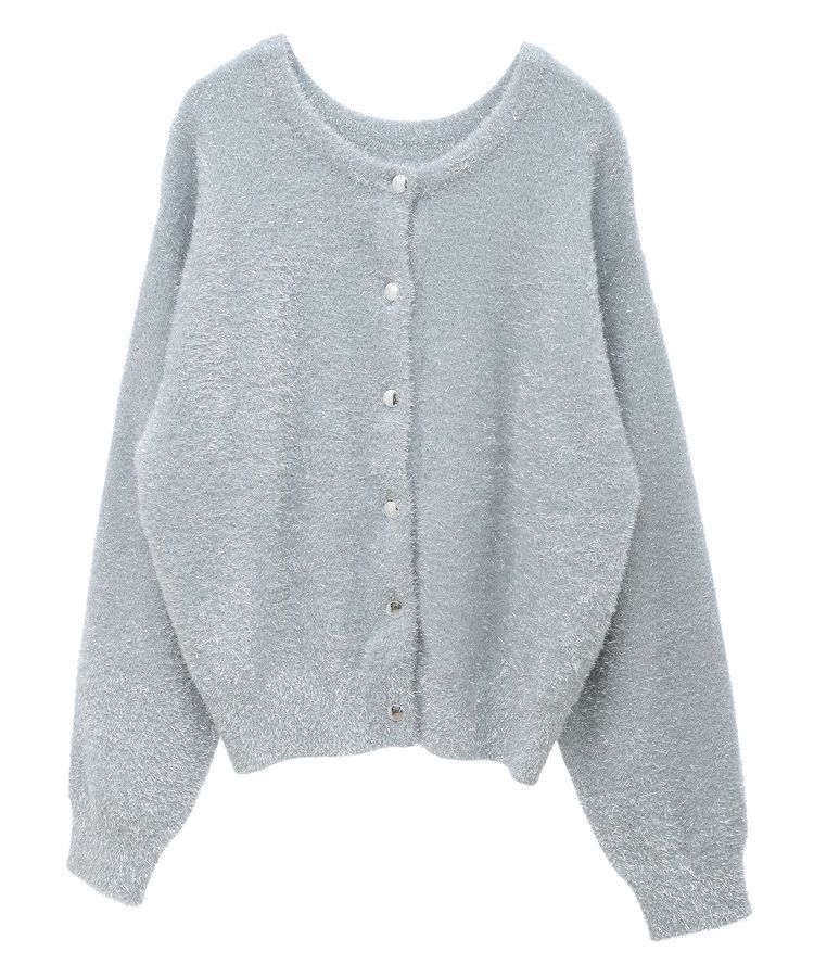 Green Parks「シャギーギラギララメカーディガン」|カーディガン|