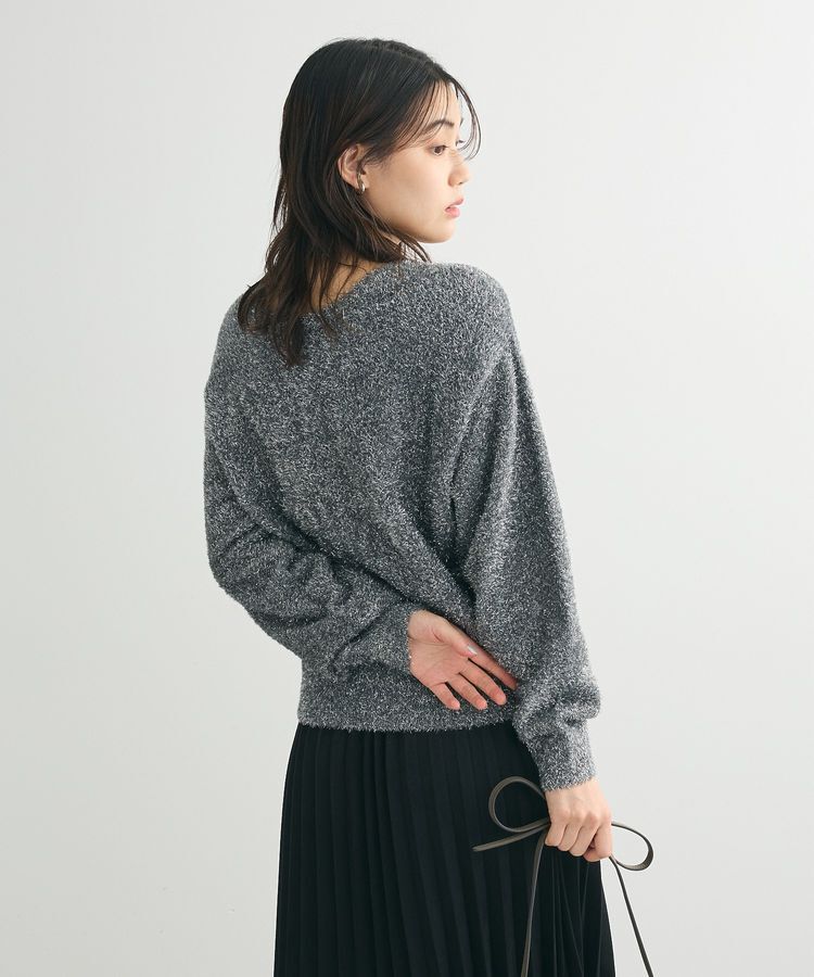 Green Parks「シャギーギラギララメカーディガン」|カーディガン|