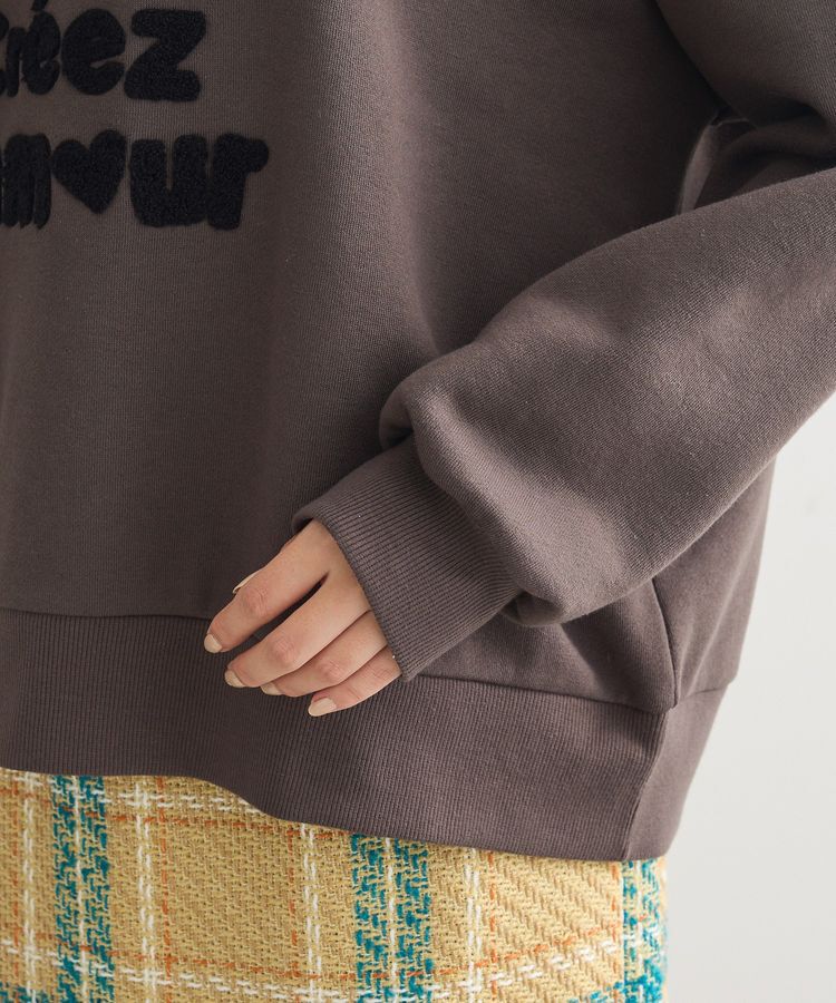 Green Parks「・DOUBLE FLAGS サガラ刺繍スウェット」|スウェット・ジャージ|