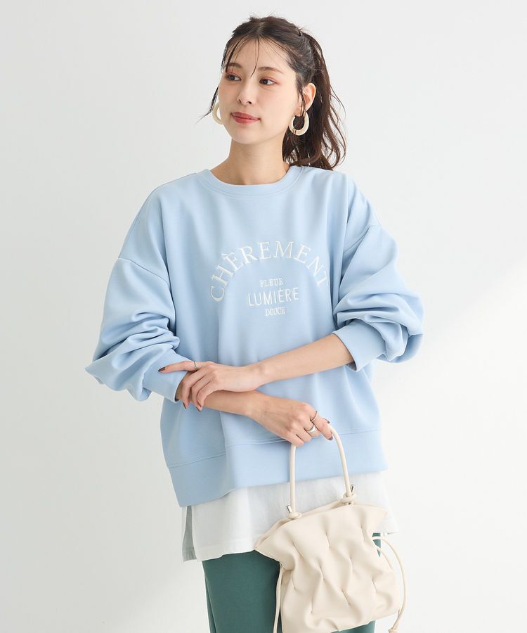 Green Parks「ロゴ刺繍ダンボールプルオーバー」|Tシャツ・カットソー|