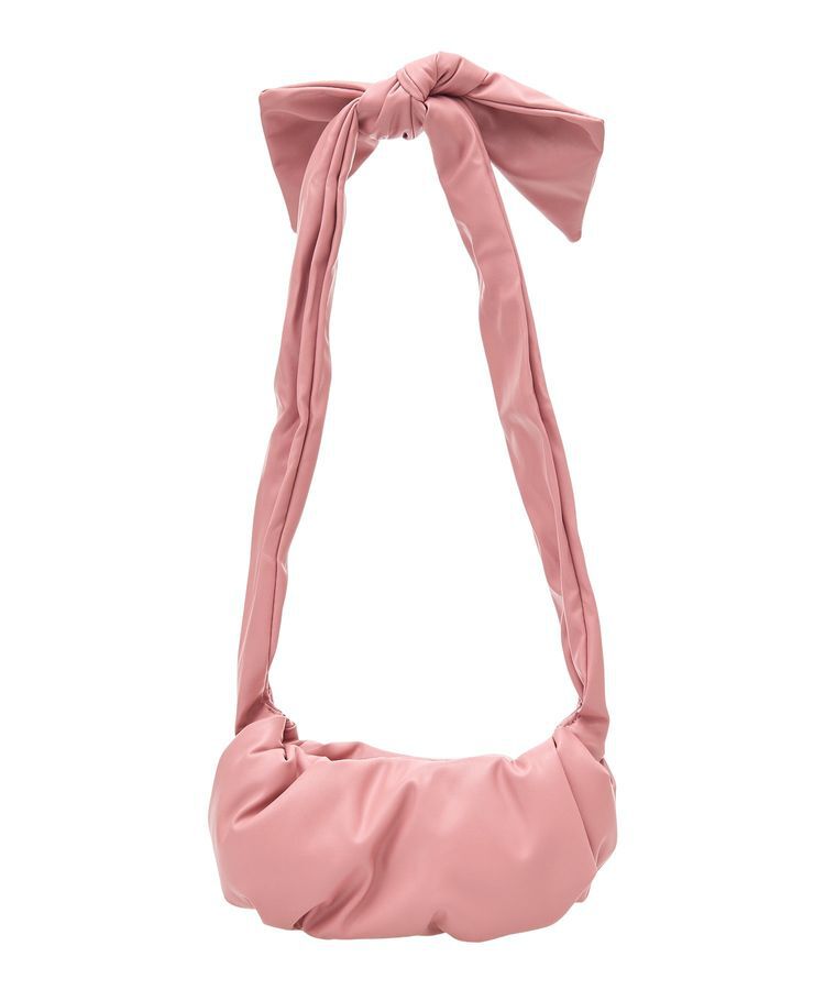 Green Parks「・QUON ギャザーリボンショルダー」|ショルダー・メッセンジャー|