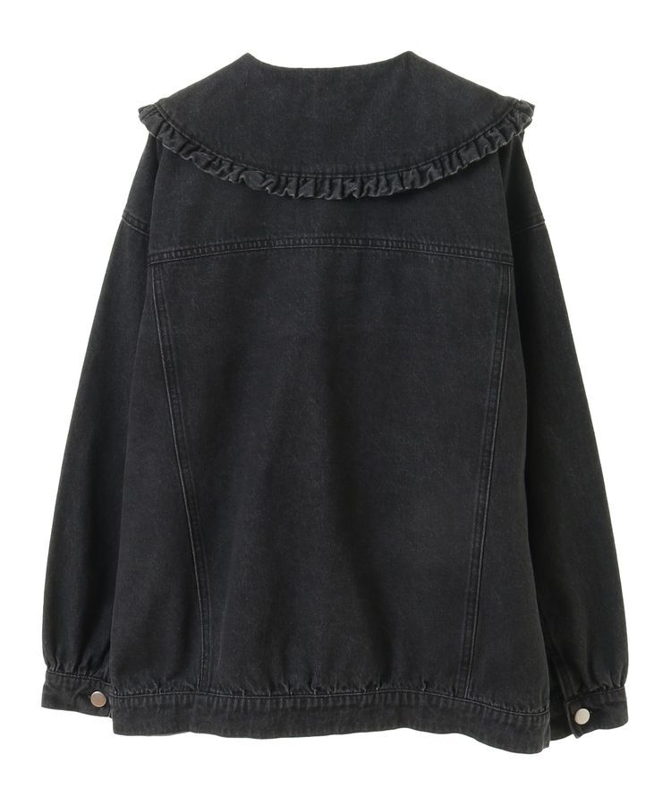 Green Parks「・DOUBLE FLAGS フリルカラーGジャン」|テーラードジャケット|