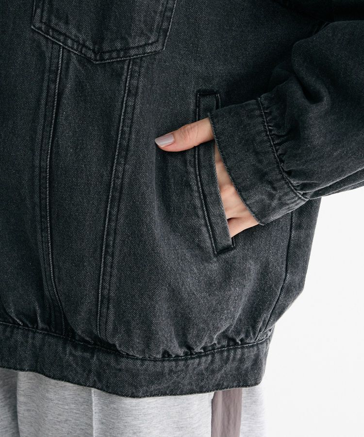 Green Parks「・DOUBLE FLAGS フリルカラーGジャン」|テーラードジャケット|