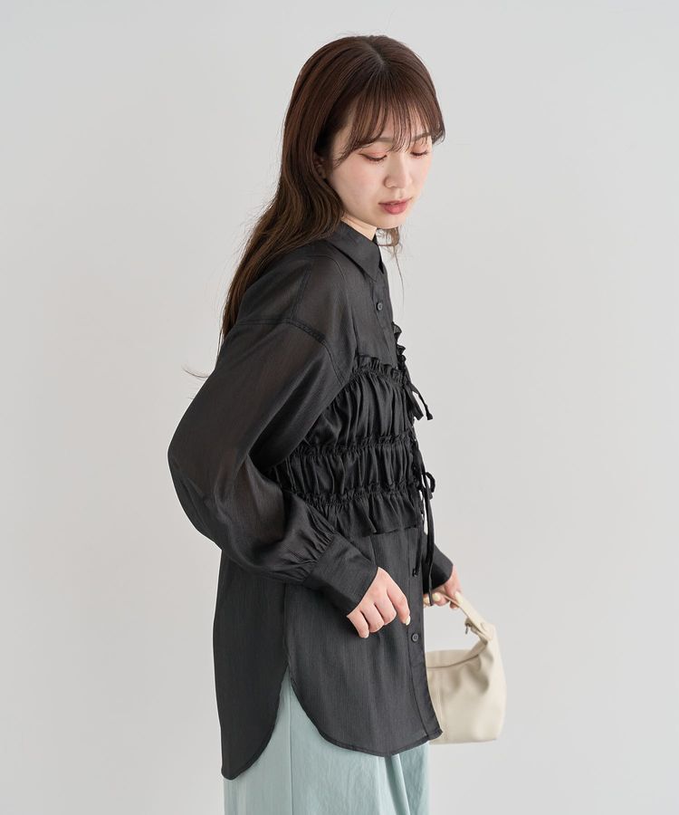 Green Parks「・ELENCARE DUE シアービスチェ付シャツ」|シャツ・ブラウス|