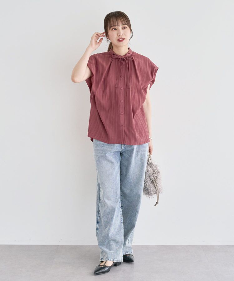 Green Parks「・ELENCARE DUE Wウエストデニムパンツ」|デニム|