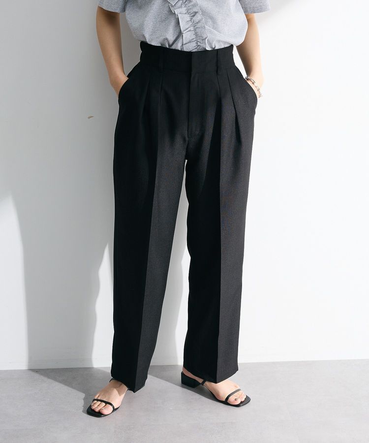 Green Parks「・ELENCARE DUE リネンライク2タックパンツ」|その他|