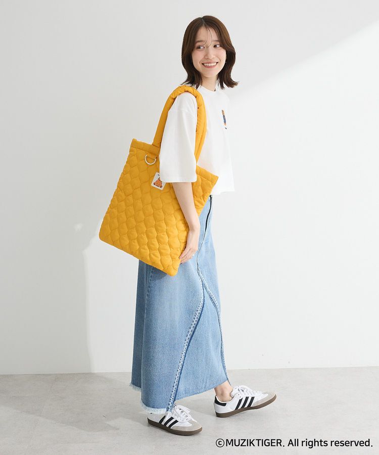 Green Parks「ムジークタイガー/さがら刺繍ワイドショートTシャツ」|Tシャツ・カットソー|