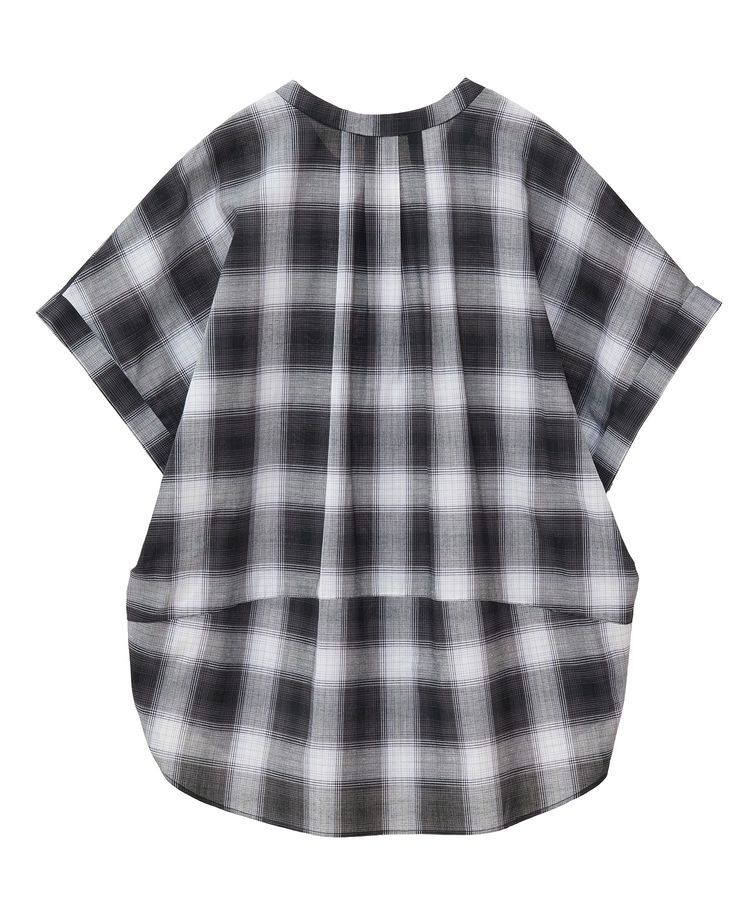 Green Parks「綿麻混フレンチスリーブスキッパーシャツ」|シャツ・ブラウス|