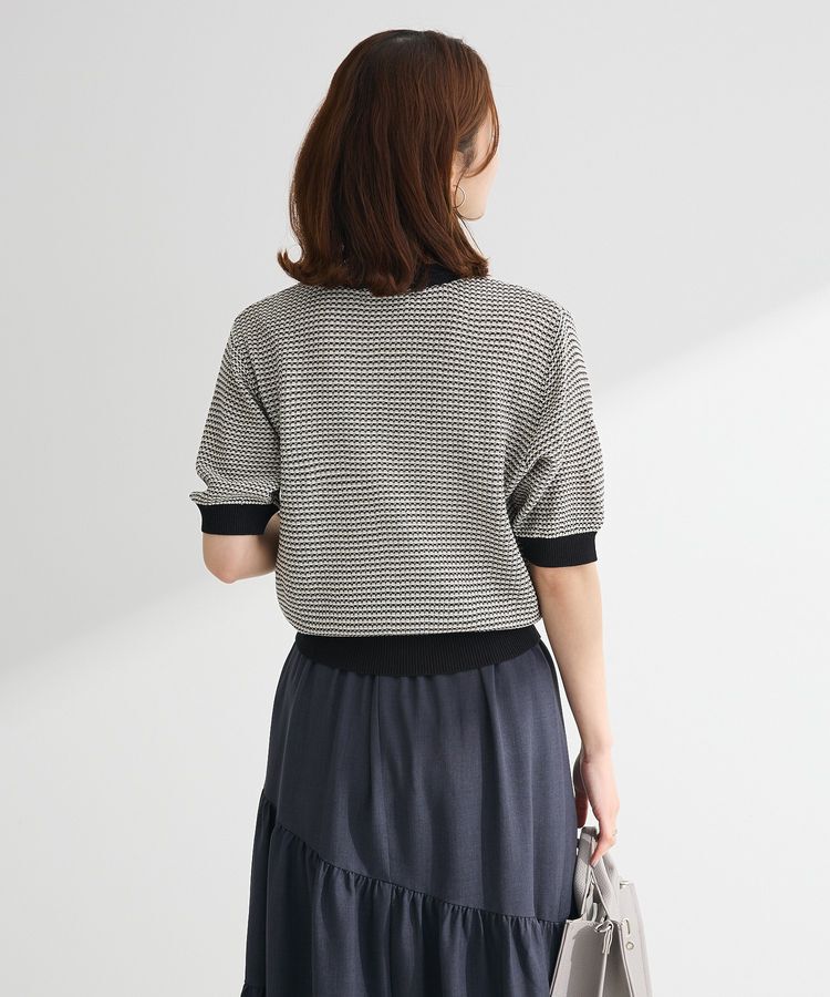 Green Parks「・swing by マルチカラージャカードニット」|Tシャツ・カットソー|