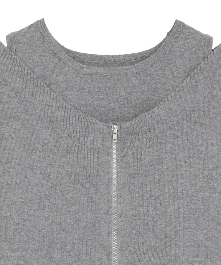 AnriettMusee「SET2点Zipニットカーディガン+アメスリタンク」|ニット・セーター|