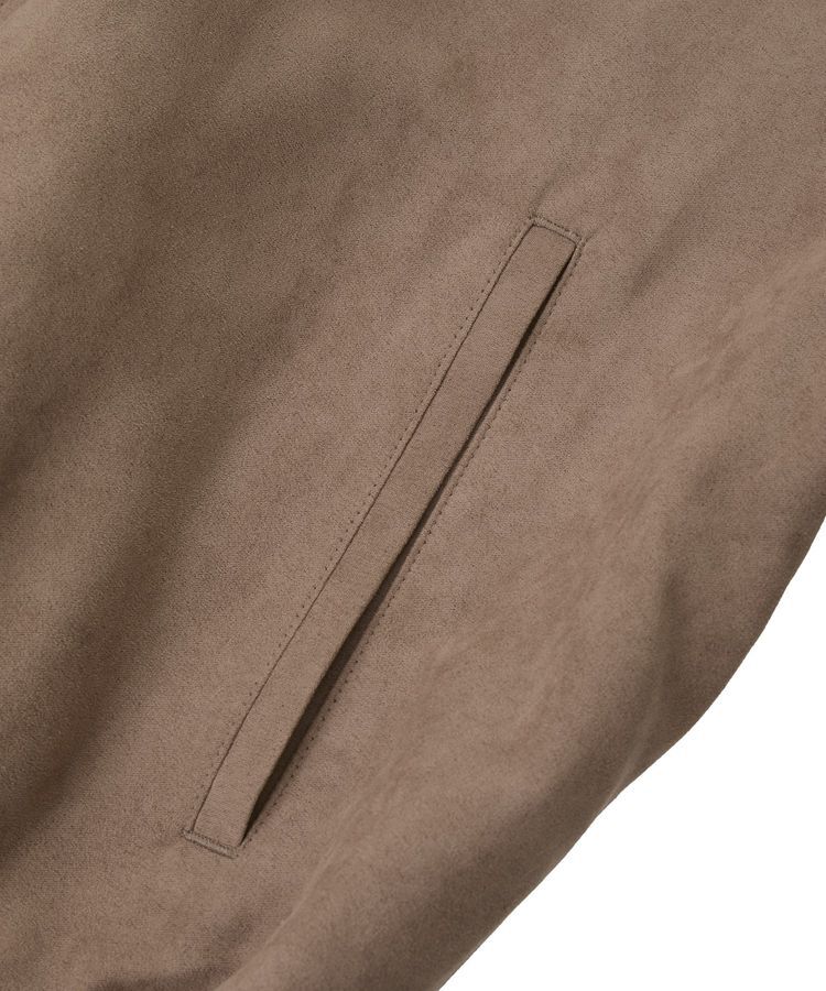 Green Parks「スウェードライクギャザーブルゾン」|ブルゾン・スタジャン|