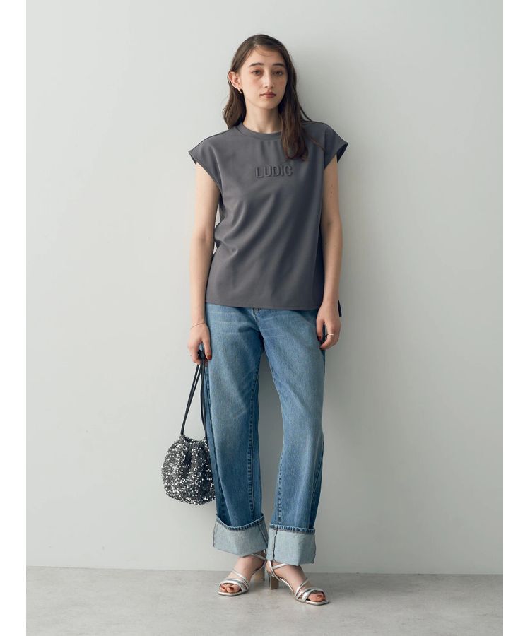 YECCA VECCA「ルーズストレートデニムパンツ」|デニム|