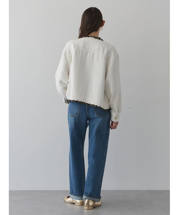 YECCA VECCA「ルーズストレートデニムパンツ」|デニム|