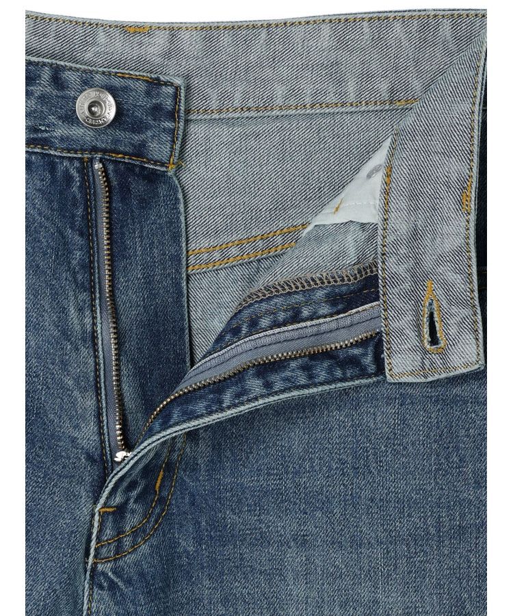 YECCA VECCA「ルーズストレートデニムパンツ」|デニム|