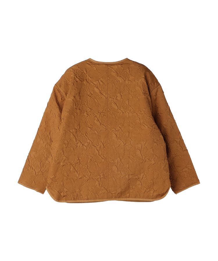 YECCA VECCA「ふくれジャガードミドル丈中綿コート」|その他|