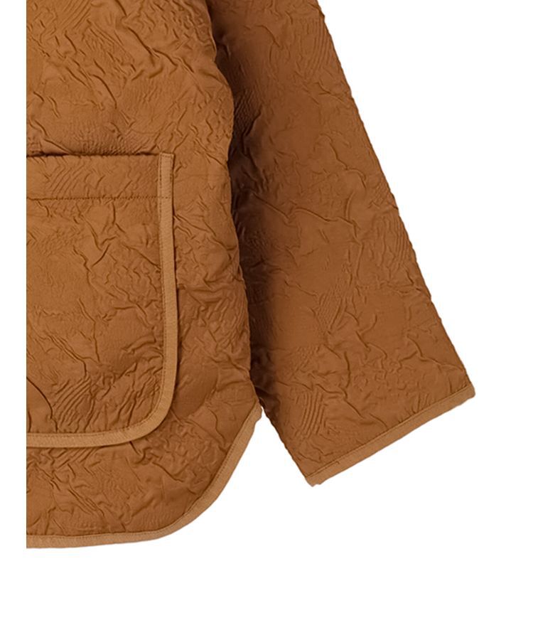 YECCA VECCA「ふくれジャガードミドル丈中綿コート」|その他|