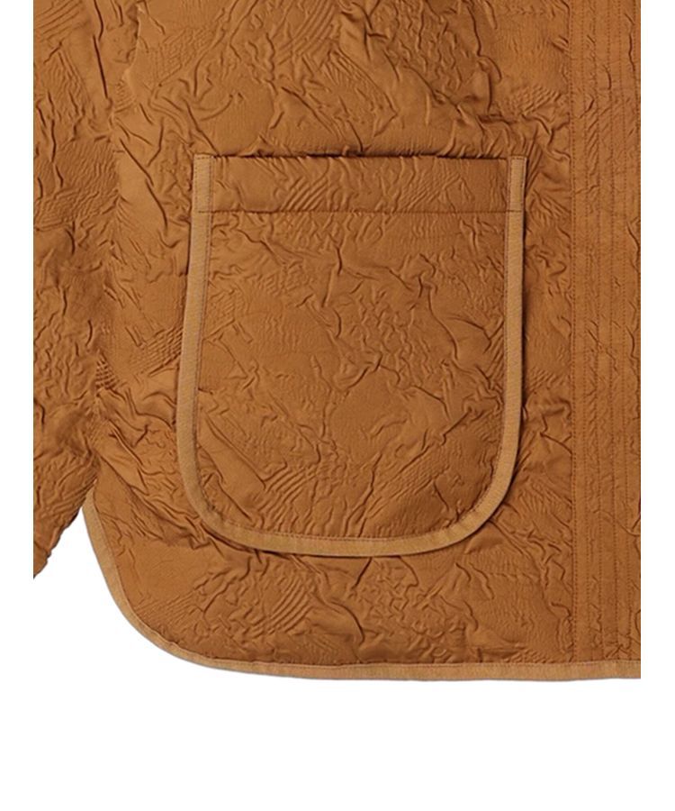 YECCA VECCA「ふくれジャガードミドル丈中綿コート」|その他|